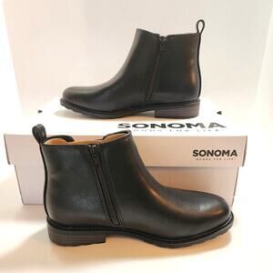 Sonoma Goods For Life Brantlee Black Chelsea Boots Women’s SZ 7 - NEW